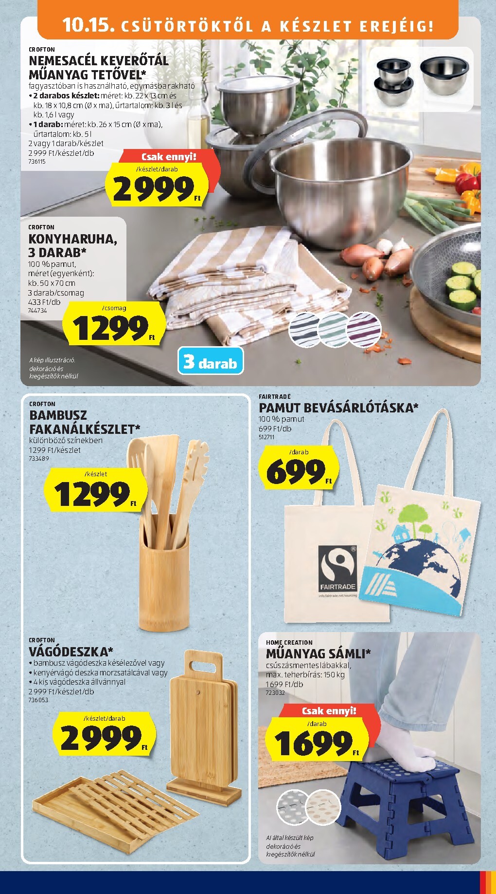 aldi - Aldi hirdetmény a következő hétre csütörtöktől 2026.10.15.-tól szerdától 2026.10.21.-ig - page: 43