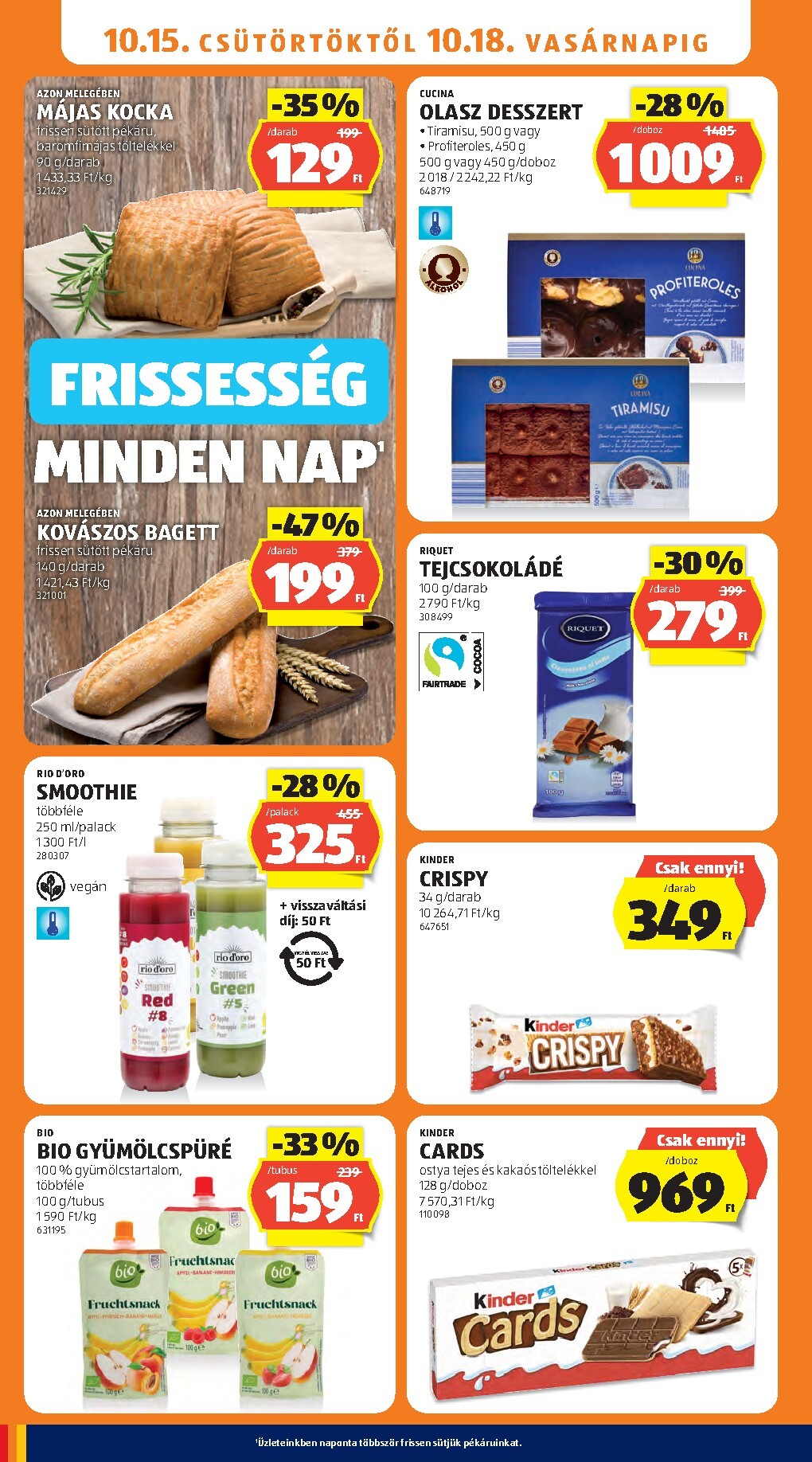 aldi - Aldi hirdetmény a következő hétre csütörtöktől 2026.10.15.-tól szerdától 2026.10.21.-ig - page: 14