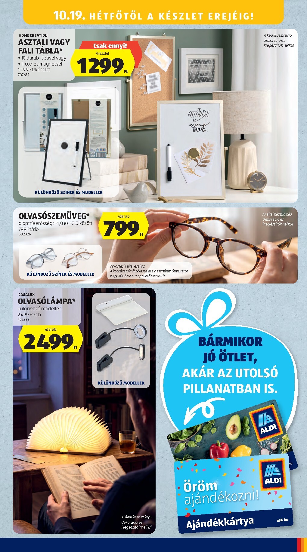 aldi - Aldi hirdetmény a következő hétre csütörtöktől 2026.10.15.-tól szerdától 2026.10.21.-ig - page: 51