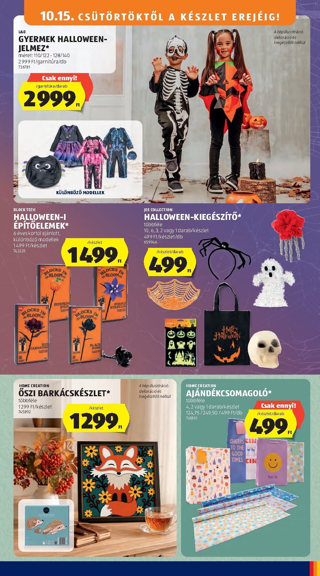 aldi - Aldi - Középső sor termékei hirdetmény a következő hétre csütörtöktől 2026.10.15.-tól szerdától 2026.10.21.-ig - page: 7