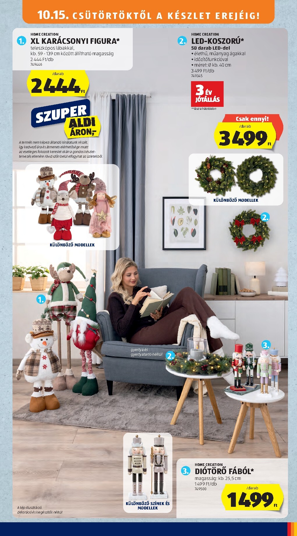 aldi - Aldi - Középső sor termékei hirdetmény a következő hétre csütörtöktől 2026.10.15.-tól szerdától 2026.10.21.-ig - page: 3