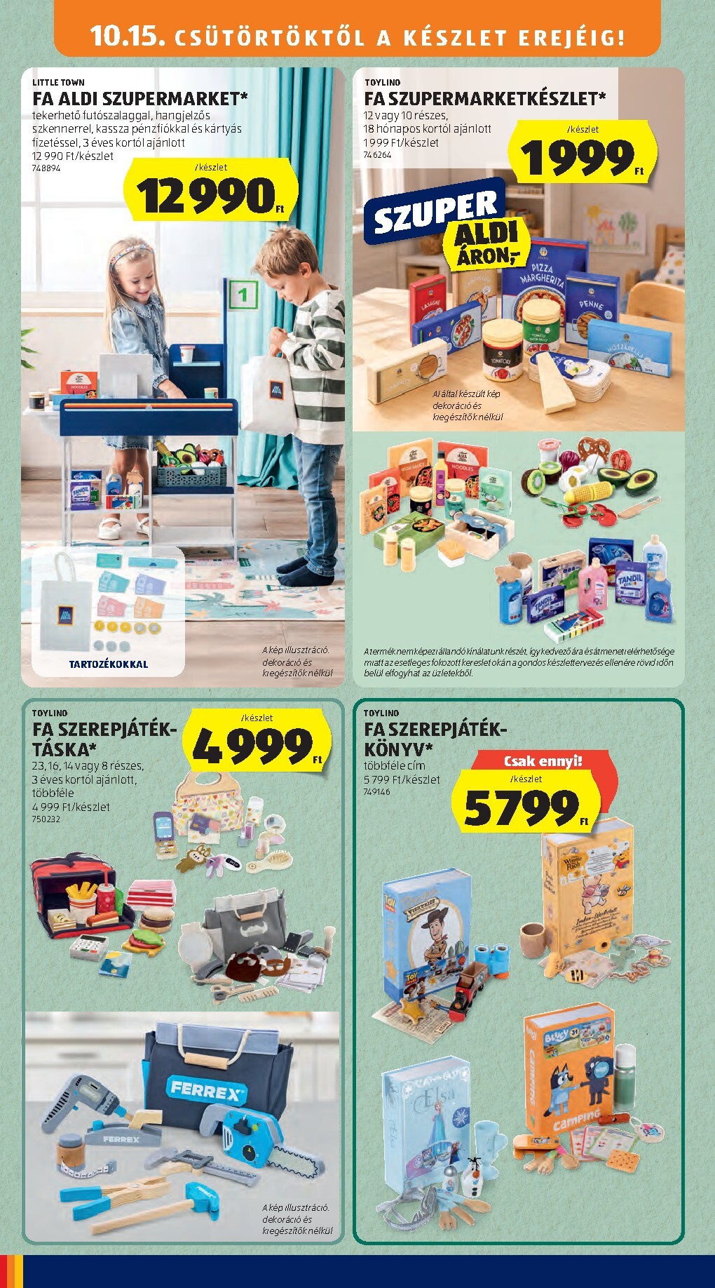 aldi - Aldi - Középső sor termékei hirdetmény a következő hétre csütörtöktől 2026.10.15.-tól szerdától 2026.10.21.-ig - page: 8