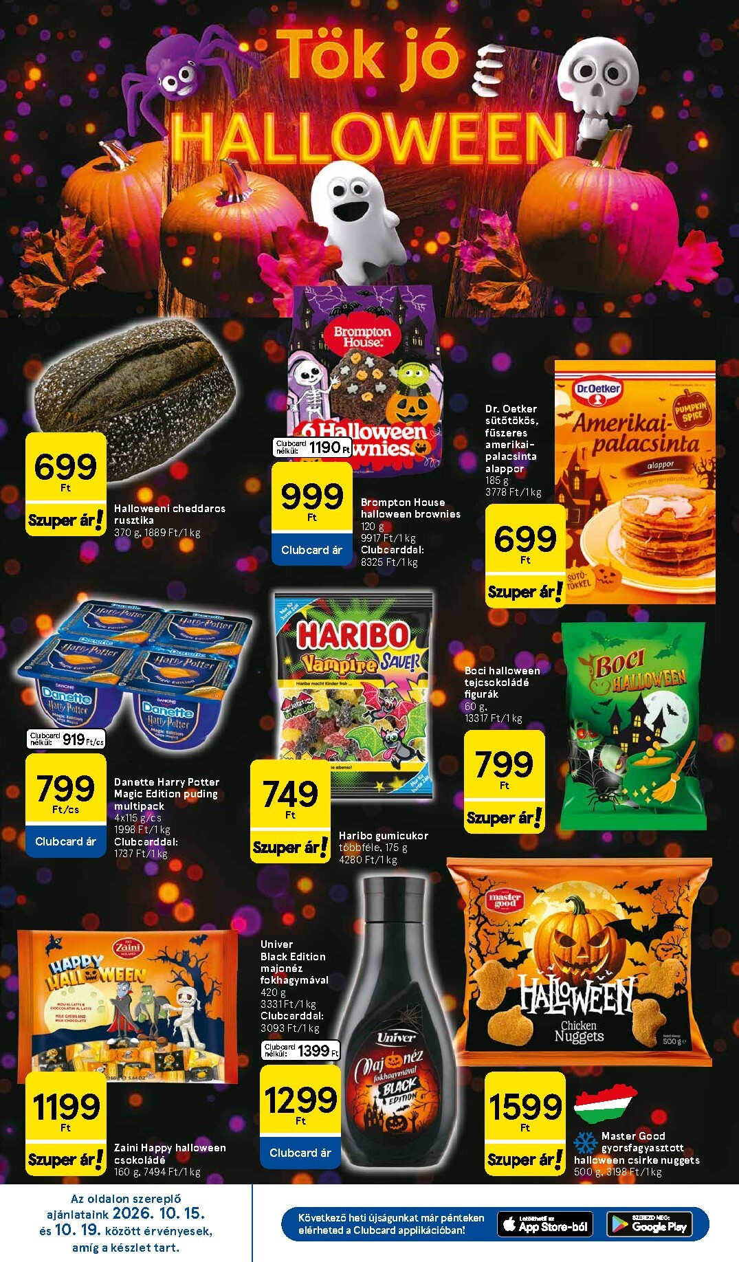 tesco - A jövőbeli Tesco akciós újság csütörtöktől 2026.10.15.-tól szerdától 2026.10.21.-ig érvényes. - page: 10