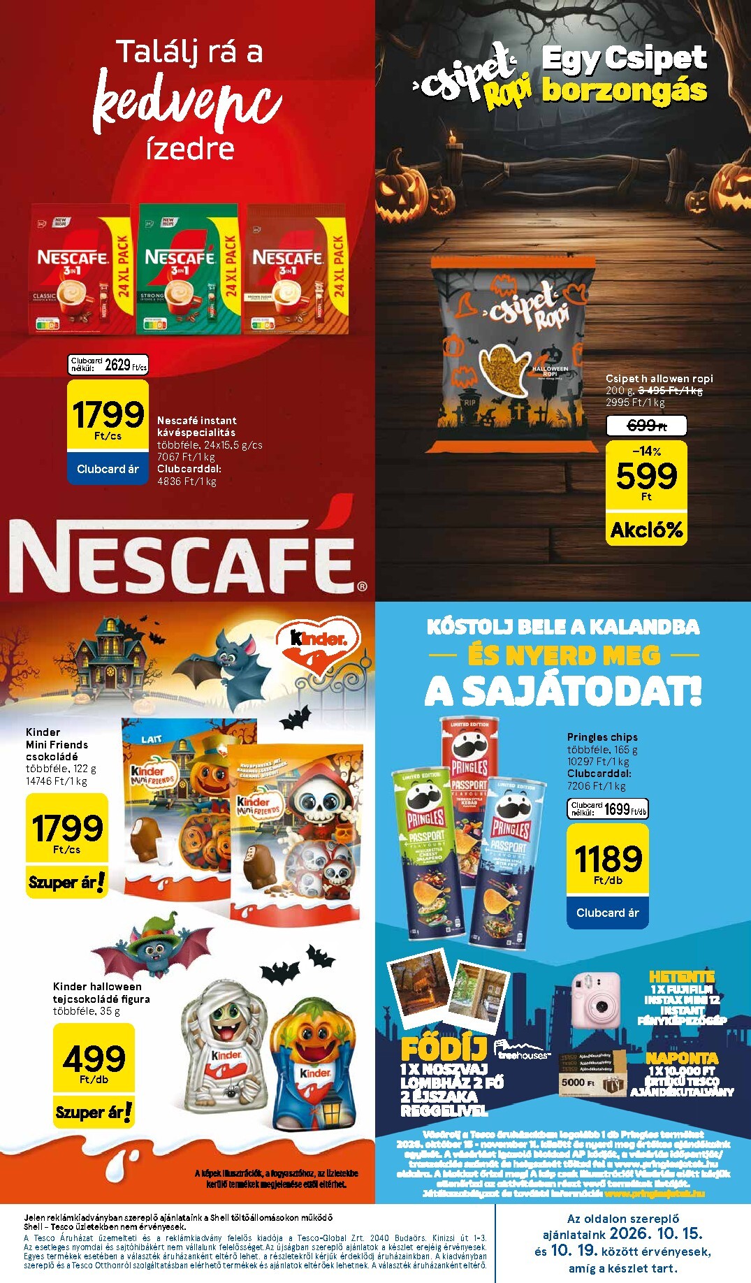 tesco - A jövőbeli Tesco akciós újság csütörtöktől 2026.10.15.-tól szerdától 2026.10.21.-ig érvényes. - page: 19