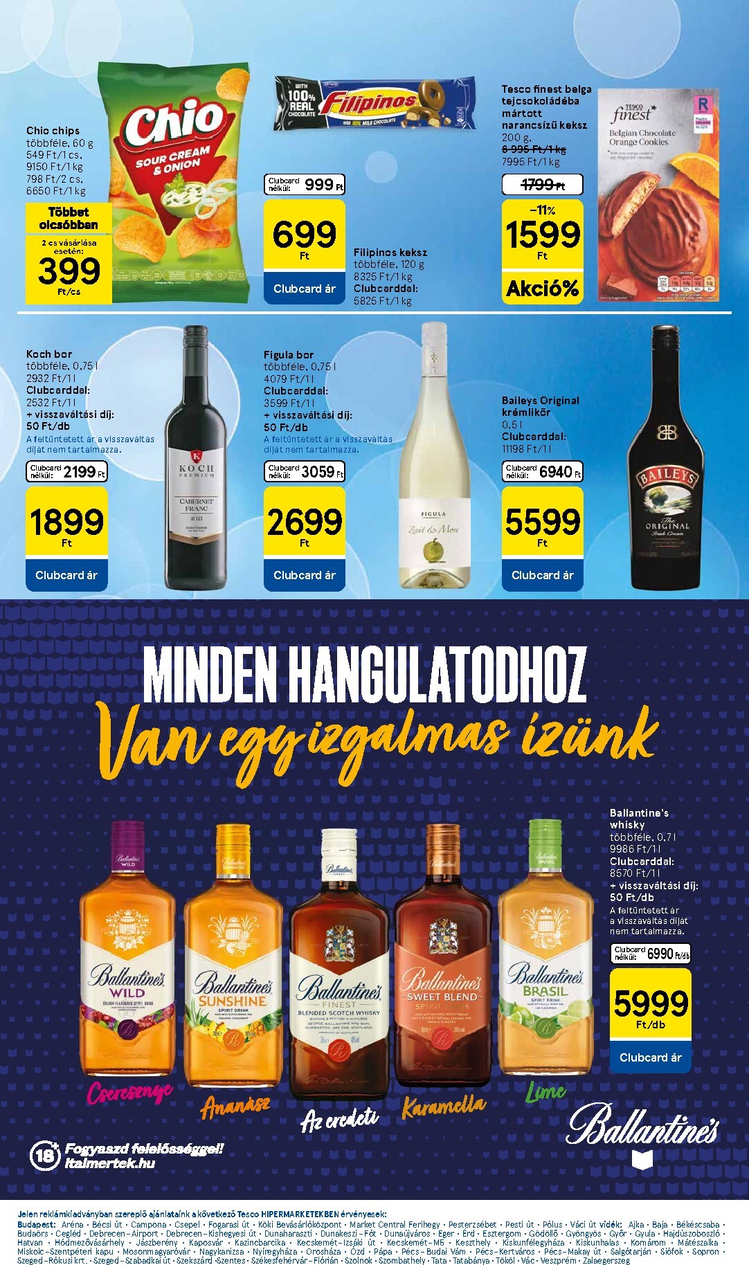 tesco - A jövőbeli Tesco akciós újság csütörtöktől 2026.10.15.-tól szerdától 2026.10.21.-ig érvényes. - page: 18