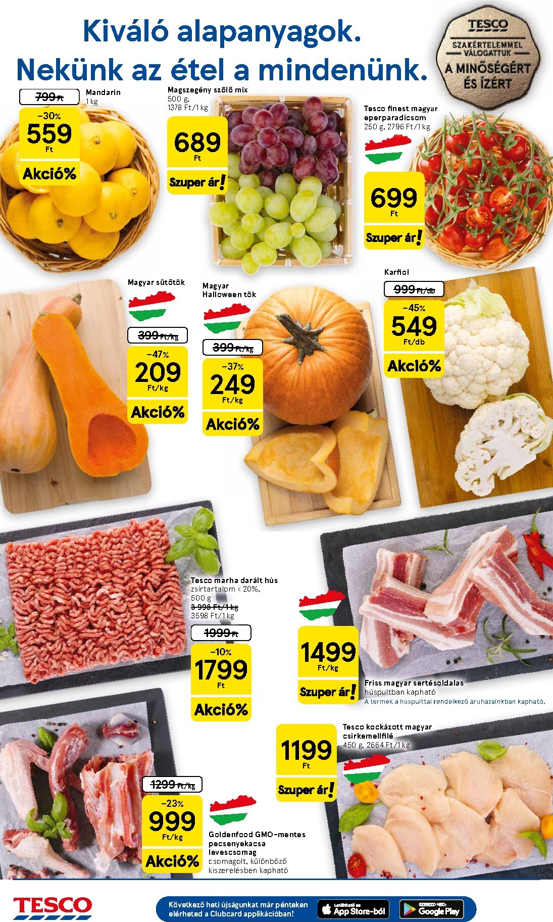 tesco - A jövőbeli Tesco szupermarket akciós újság csütörtöktől 2026.10.15.-tól szerdától 2026.10.21.-ig érvényes. - page: 2
