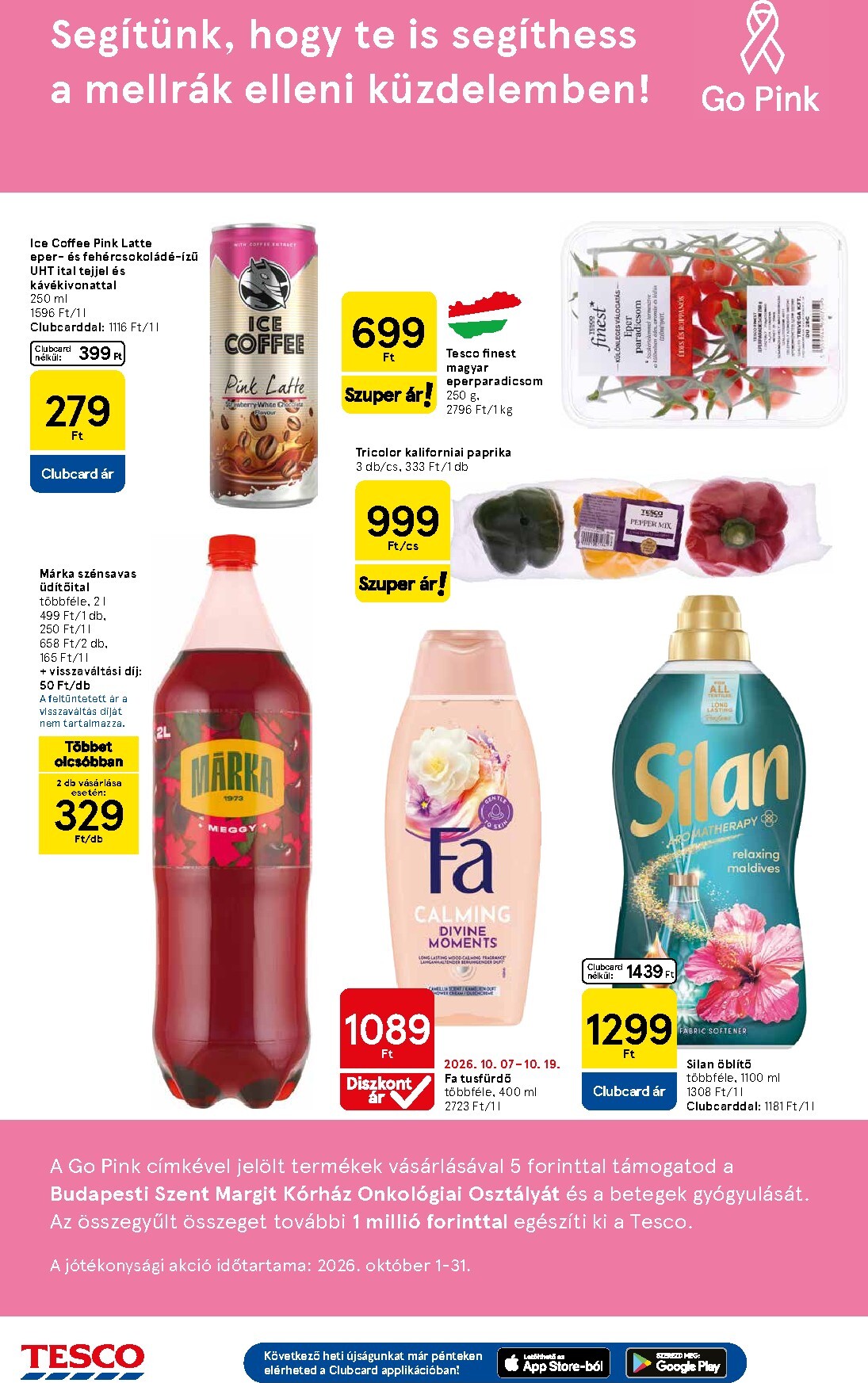 tesco - A jövőbeli Tesco szupermarket akciós újság csütörtöktől 2026.10.15.-tól szerdától 2026.10.21.-ig érvényes. - page: 4