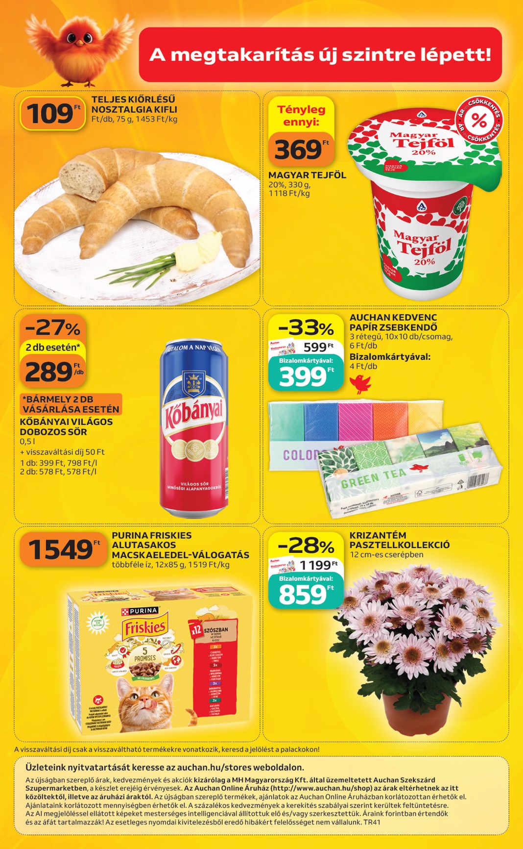 auchan - A jövőbeli Auchan - Szekszárdi ajánlataink akciós újság csütörtöktől 2026.10.08.-tól szerdától 2026.10.14.-ig érvényes. - page: 4