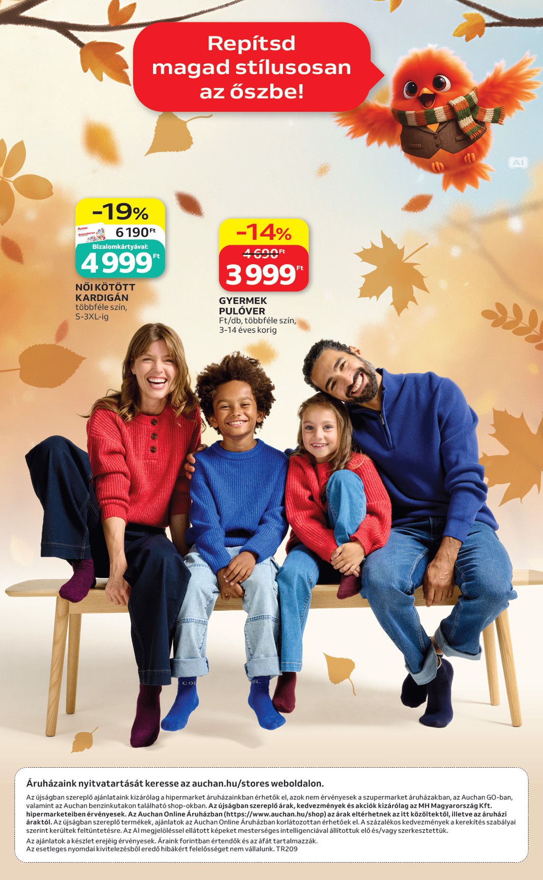 auchan - Aktuális Auchan - Őszi ruha ajánlataink szórólap érvényes csütörtöktől 2026.10.01.-től szerdától 2026.10.21.-ig - page: 12