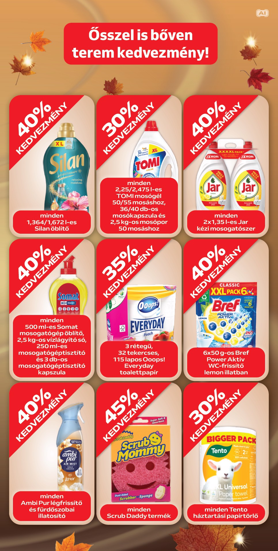 auchan - Aktuális Auchan - Őszi kuponnapok szórólap érvényes csütörtöktől 2026.10.01.-től vasárnaptól 2026.10.11.-ig - page: 3