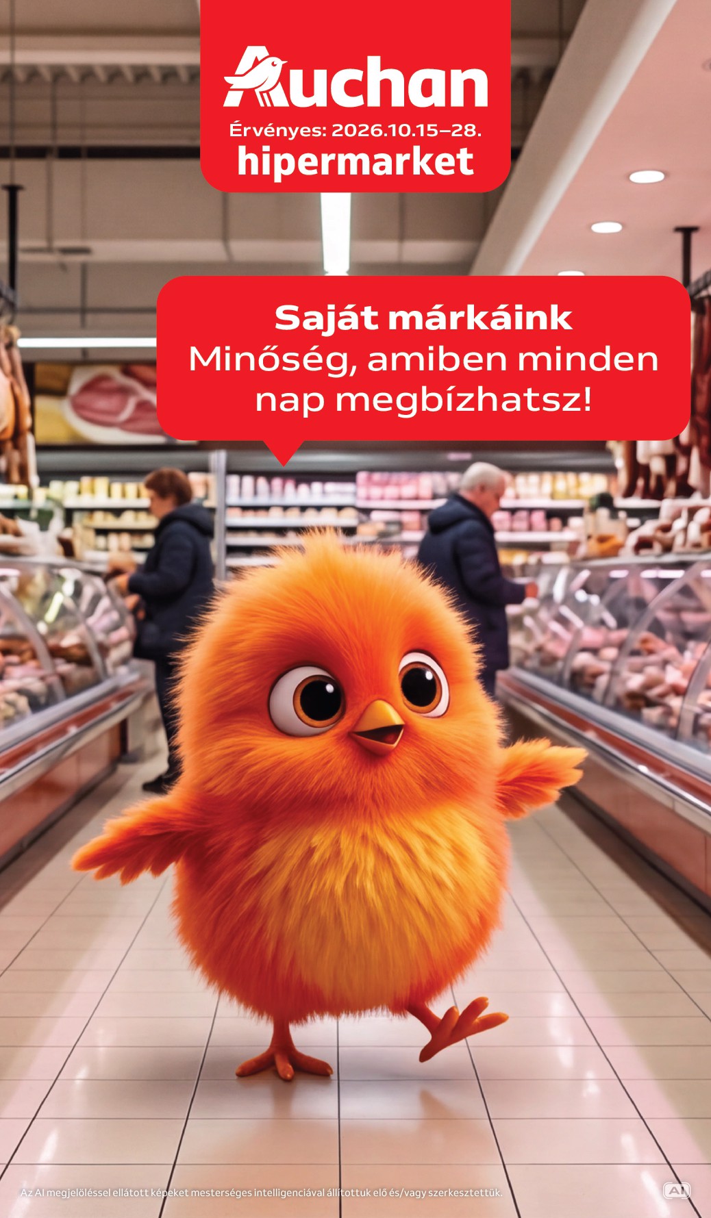 auchan - A jövőbeli Auchan Hipermarket - Sajátmárkás ajánlataink akciós újság csütörtöktől 2026.10.15.-tól szerdától 2026.10.28.-ig érvényes.