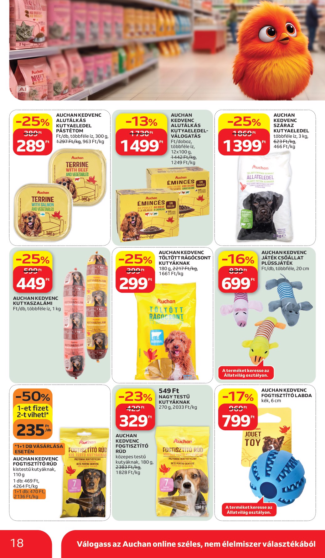 auchan - A jövőbeli Auchan Hipermarket - Sajátmárkás ajánlataink akciós újság csütörtöktől 2026.10.15.-tól szerdától 2026.10.28.-ig érvényes. - page: 18