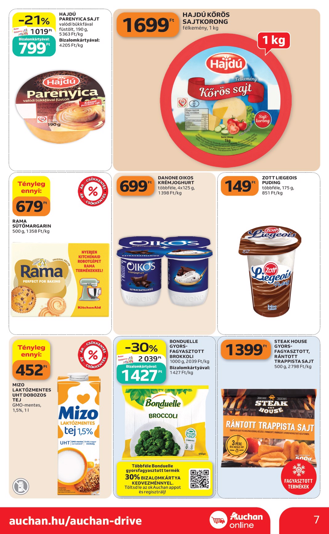 auchan - A jövőbeli Auchan szupermarket akciós újság csütörtöktől 2026.10.15.-tól szerdától 2026.10.21.-ig érvényes. - page: 7