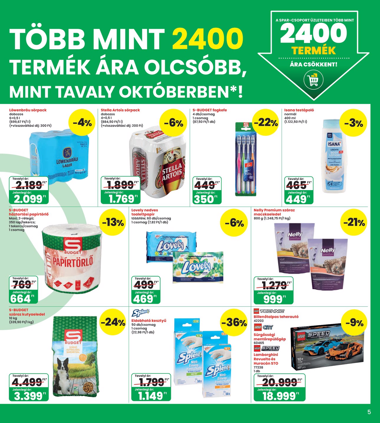 spar - INTERSPAR hirdetmény a következő hétre csütörtöktől 2026.10.08.-tól szerdától 2026.10.14.-ig - page: 5