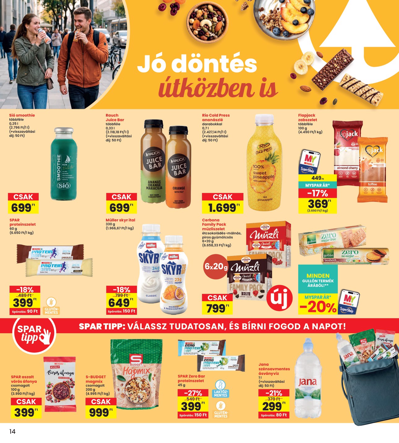 spar - INTERSPAR hirdetmény a következő hétre csütörtöktől 2026.10.08.-tól szerdától 2026.10.14.-ig - page: 14