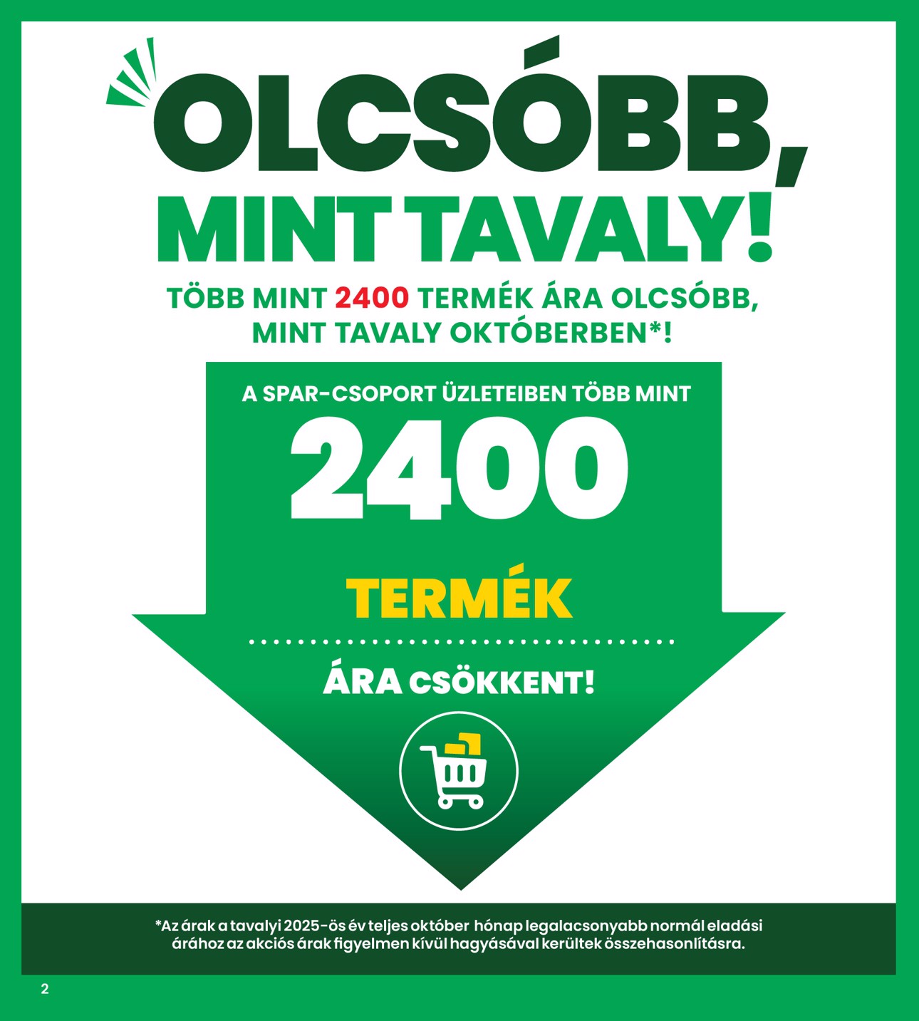 spar - INTERSPAR hirdetmény a következő hétre csütörtöktől 2026.10.08.-tól szerdától 2026.10.14.-ig - page: 2