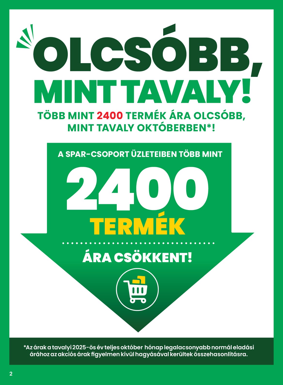 spar - SPAR hirdetmény a következő hétre csütörtöktől 2026.10.08.-tól szerdától 2026.10.14.-ig - page: 2