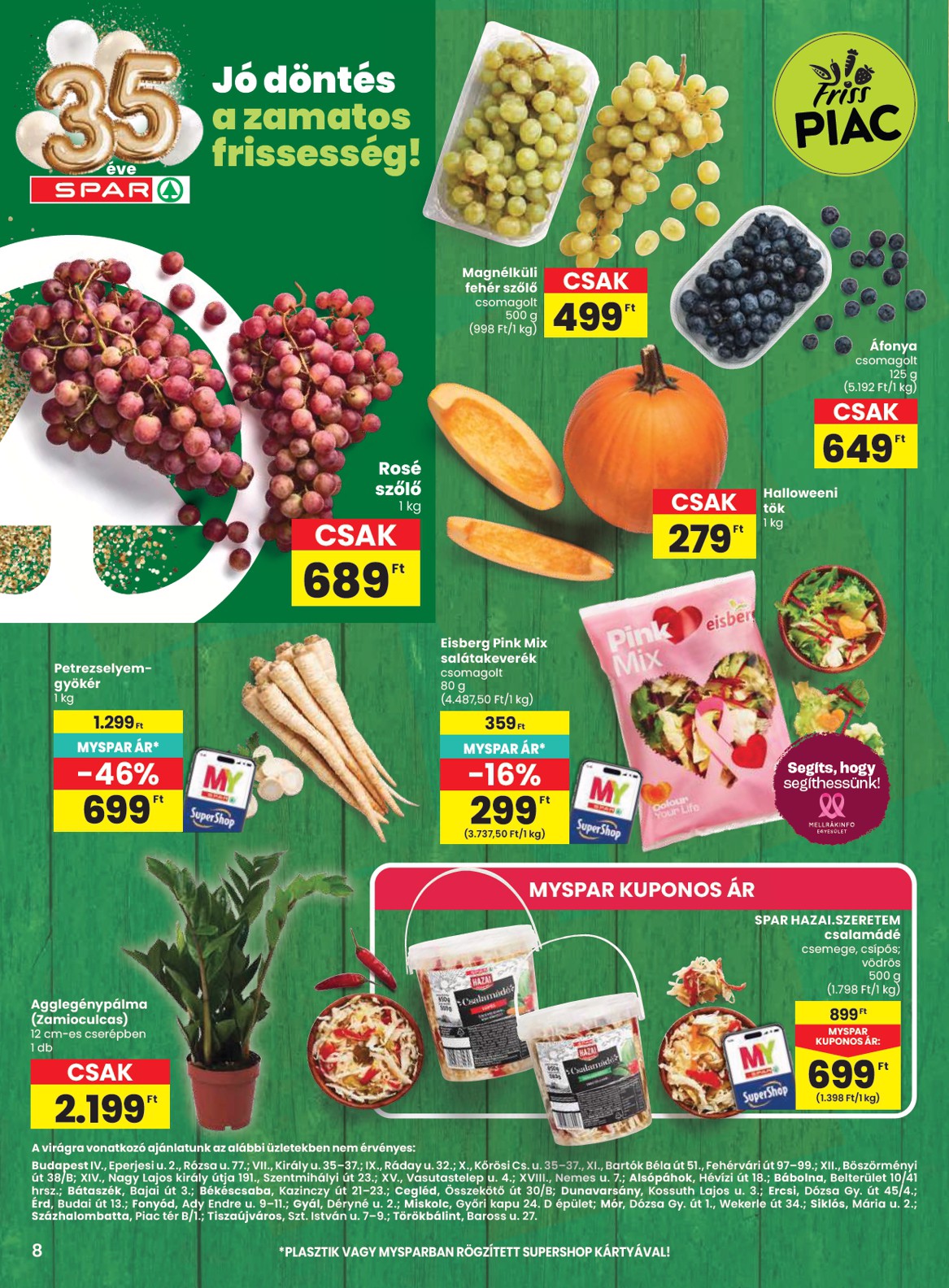 spar - SPAR hirdetmény a következő hétre csütörtöktől 2026.10.08.-tól szerdától 2026.10.14.-ig - page: 8