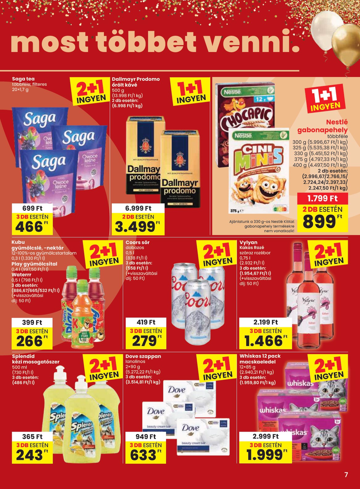 spar - SPAR hirdetmény a következő hétre csütörtöktől 2026.10.08.-tól szerdától 2026.10.14.-ig - page: 7