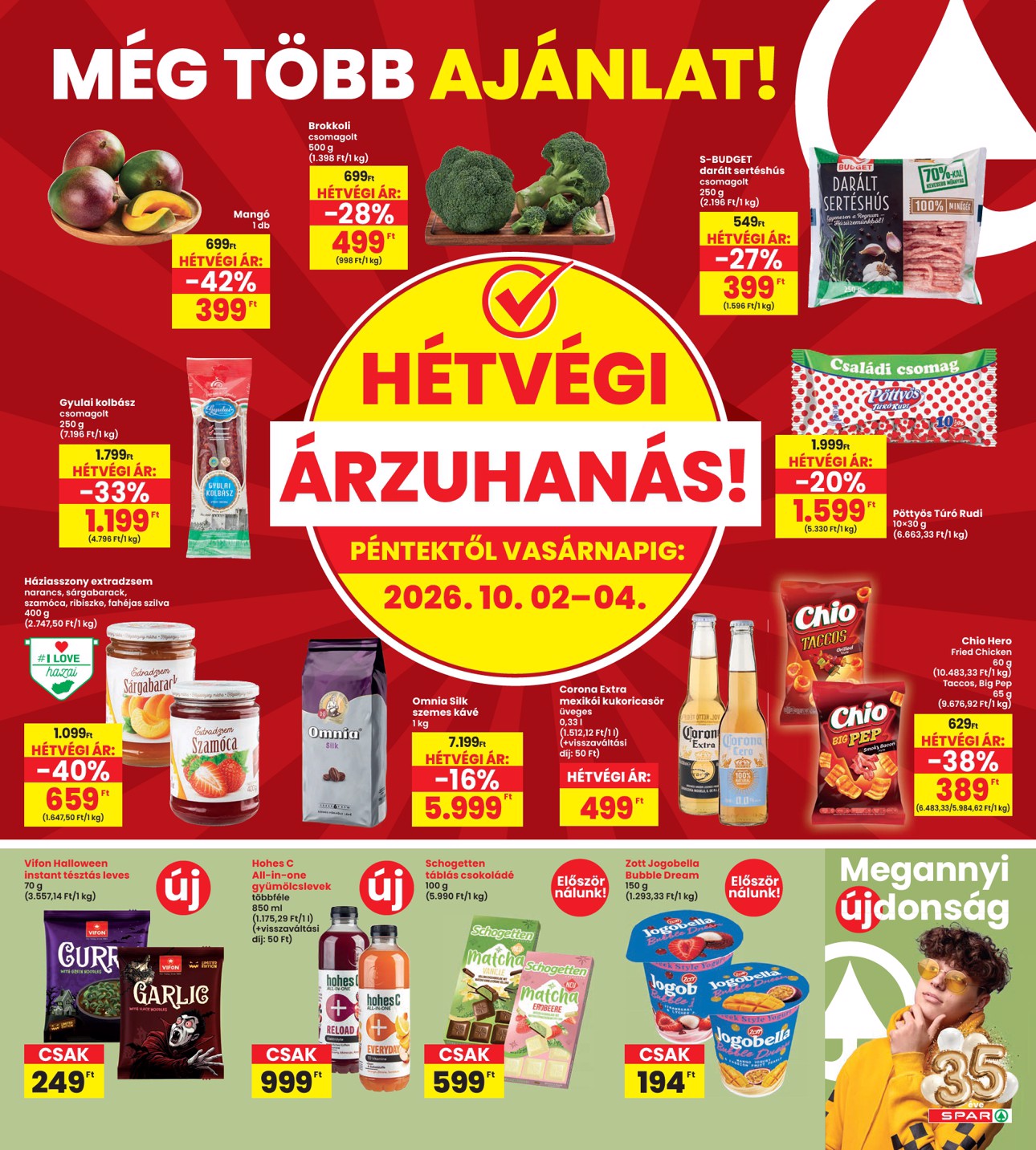 spar - Aktuális INTERSPAR szórólap érvényes csütörtöktől 2026.10.01.-től szerdától 2026.10.07.-ig - page: 44