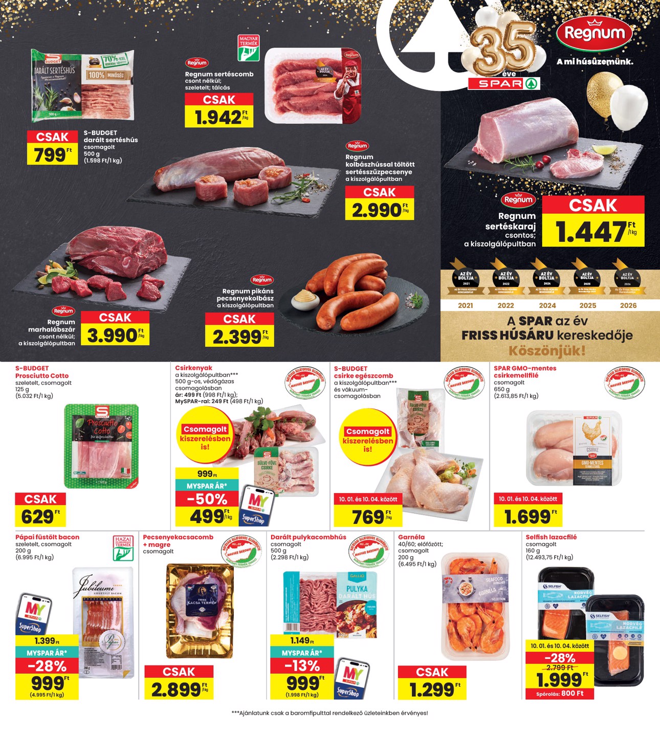 spar - Aktuális INTERSPAR szórólap érvényes csütörtöktől 2026.10.01.-től szerdától 2026.10.07.-ig - page: 15