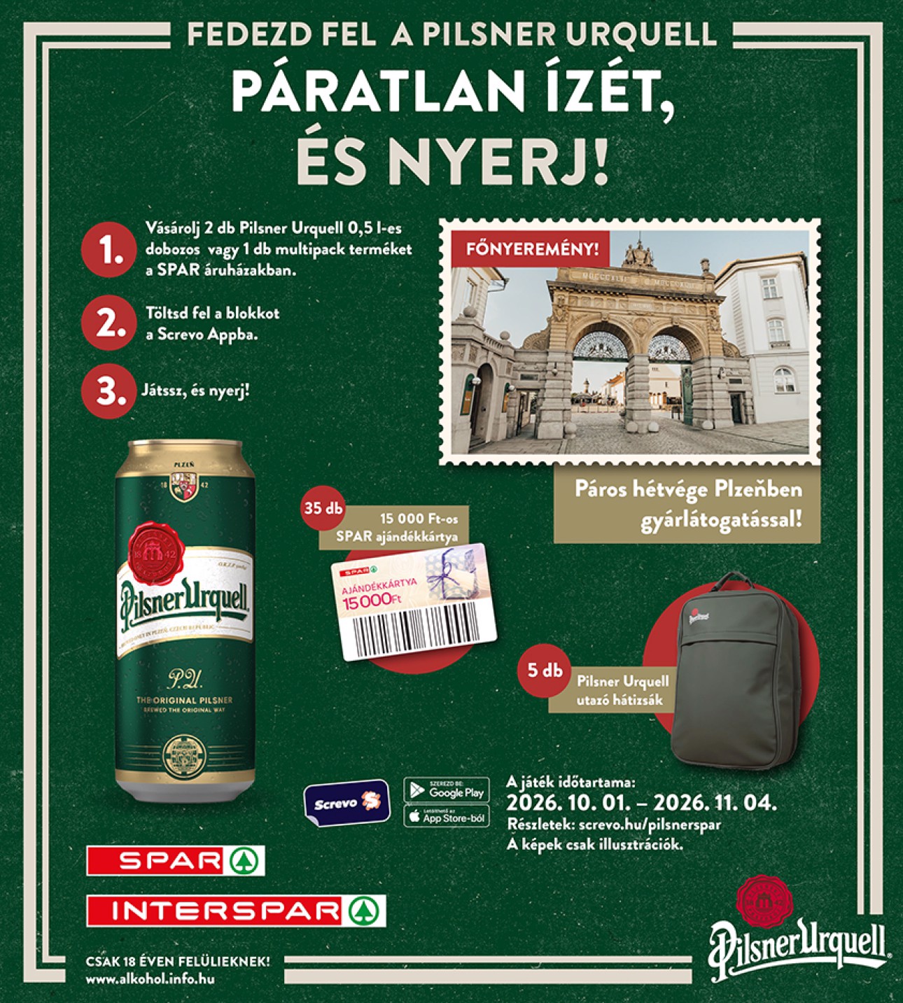 spar - Aktuális INTERSPAR szórólap érvényes csütörtöktől 2026.10.01.-től szerdától 2026.10.07.-ig - page: 26