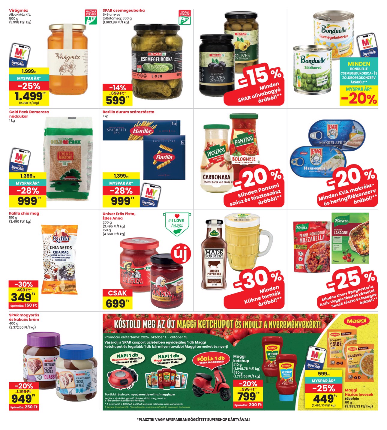 spar - Aktuális INTERSPAR szórólap érvényes csütörtöktől 2026.10.01.-től szerdától 2026.10.07.-ig - page: 23