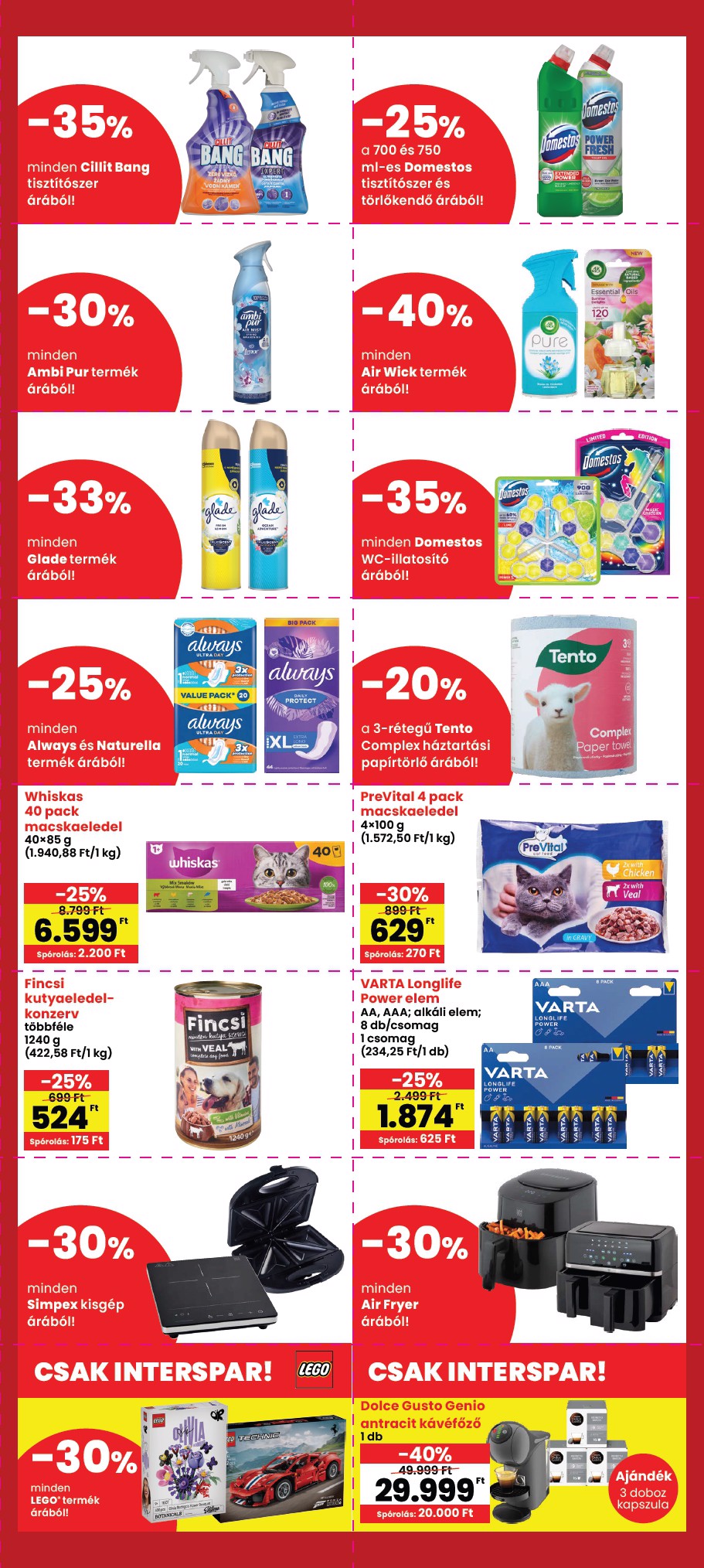 spar - Aktuális SPAR - Szülinapi kuponnapok szórólap érvényes csütörtöktől 2026.10.08.-től szerdától 2026.10.14.-ig - page: 5