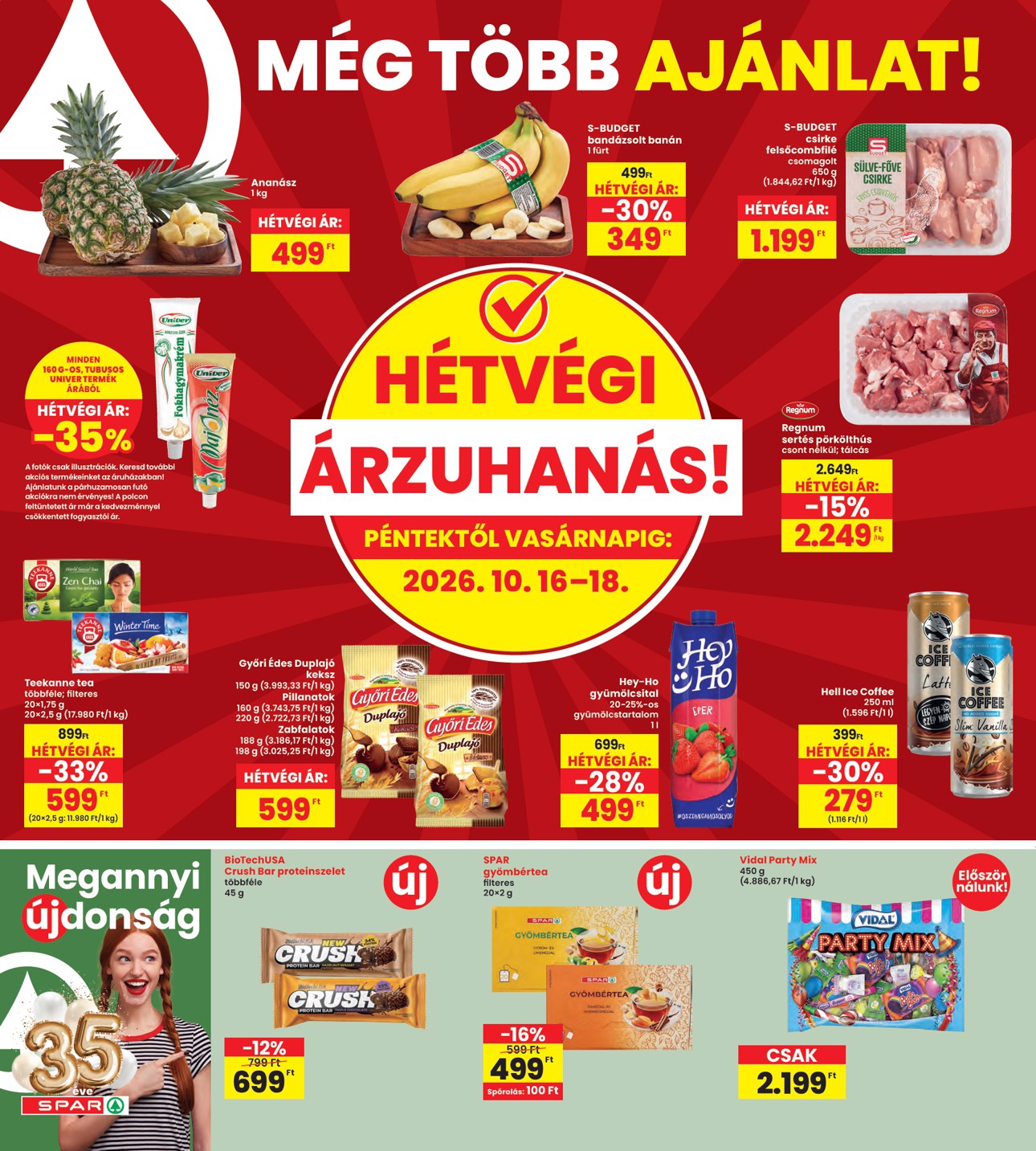 spar - INTERSPAR hirdetmény a következő hétre csütörtöktől 2026.10.15.-tól szerdától 2026.10.21.-ig - page: 20