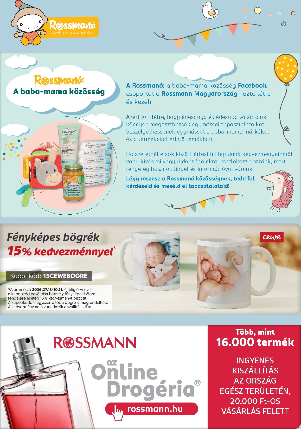 rossmann - Rossmann - Babaprogram hirdetmény a következő hétre hétfőtől 2026.09.14.-tól vasárnaptól 2026.10.11.-ig - page: 12