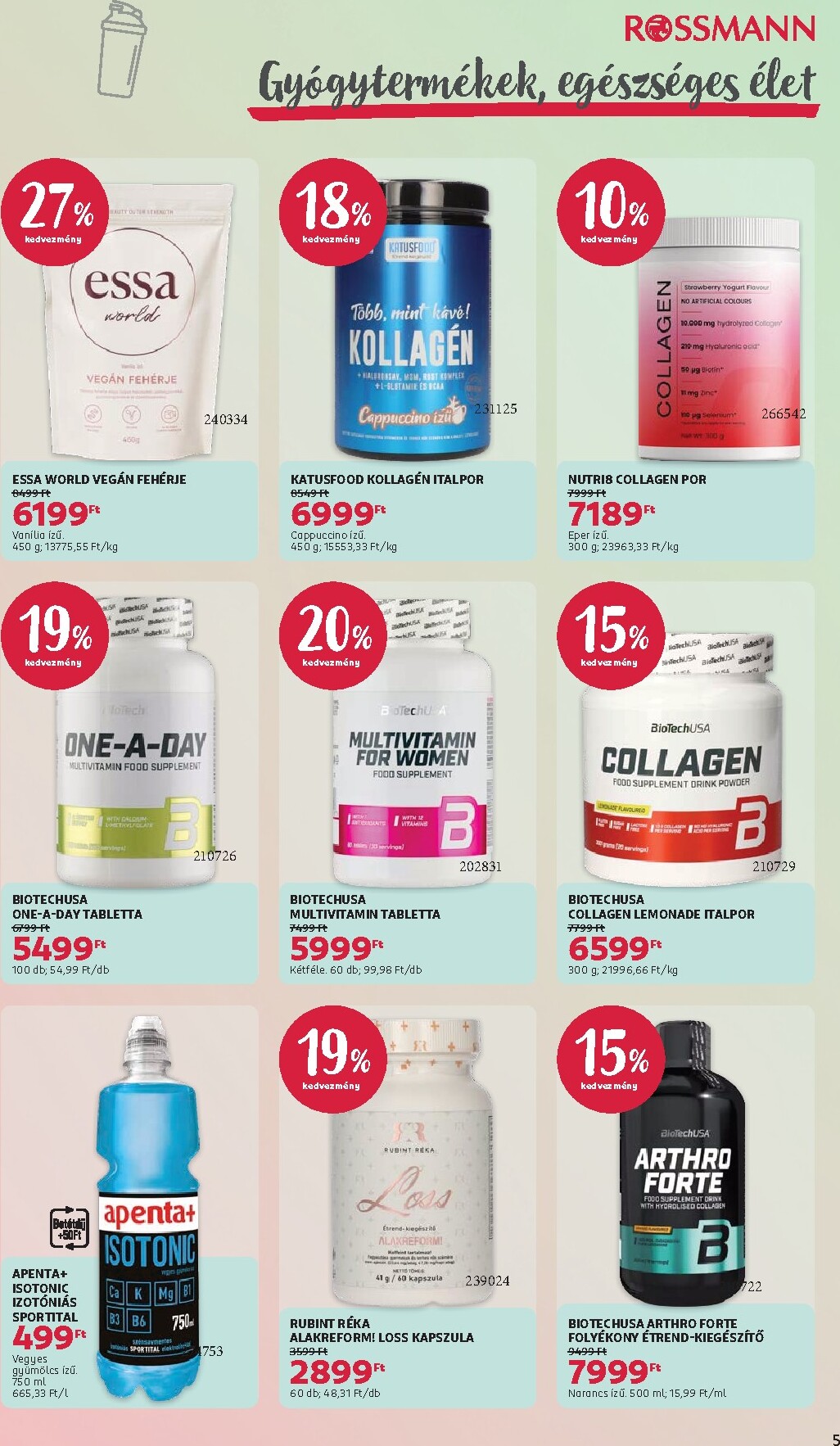 rossmann - Rossmann hirdetmény a következő hétre hétfőtől 2026.10.05.-tól péntektől 2026.10.09.-ig - page: 5