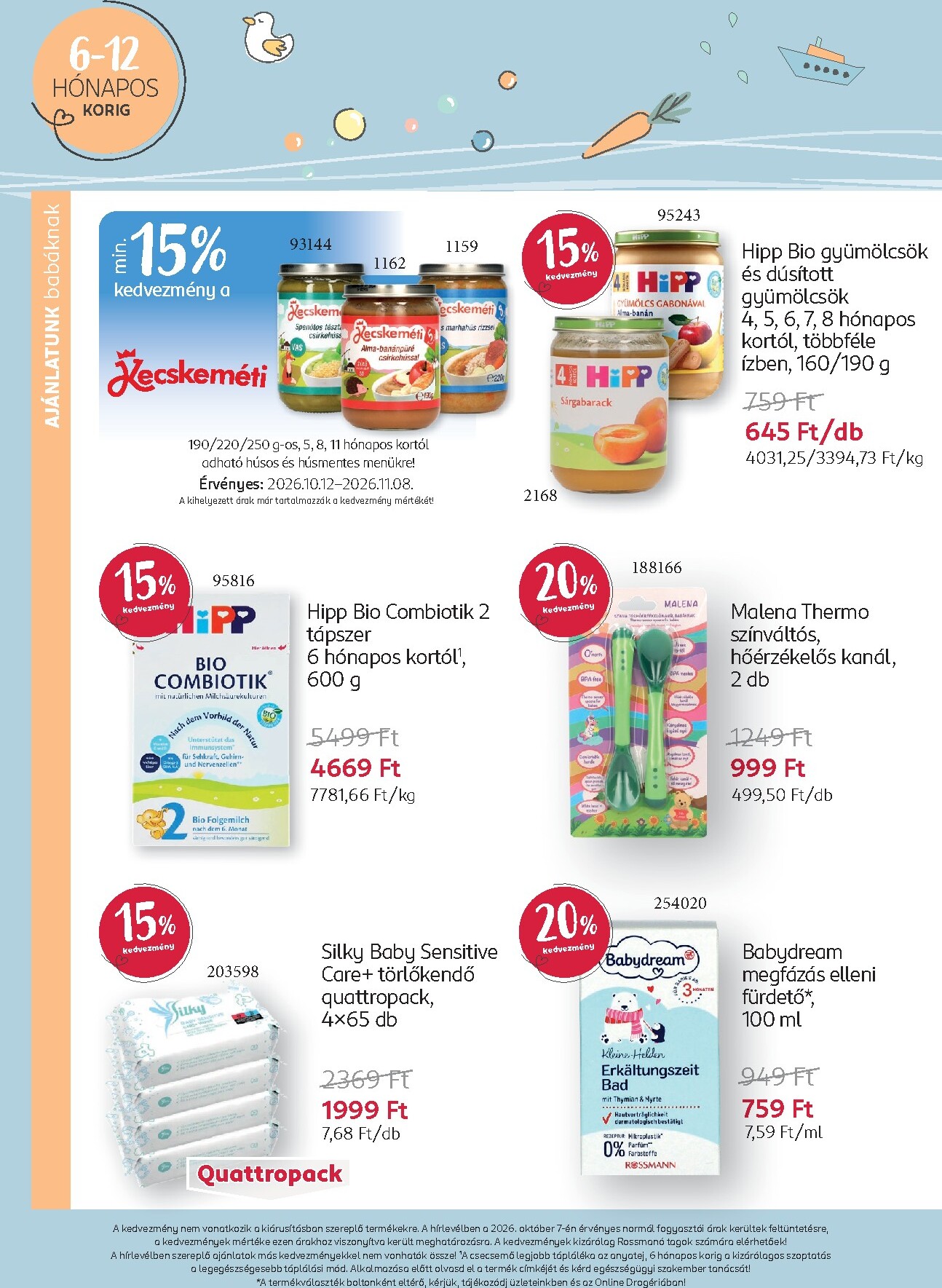 rossmann - Rossmann - Babaprogram hirdetmény a következő hétre hétfőtől 2026.10.12.-tól vasárnaptól 2026.11.08.-ig - page: 10