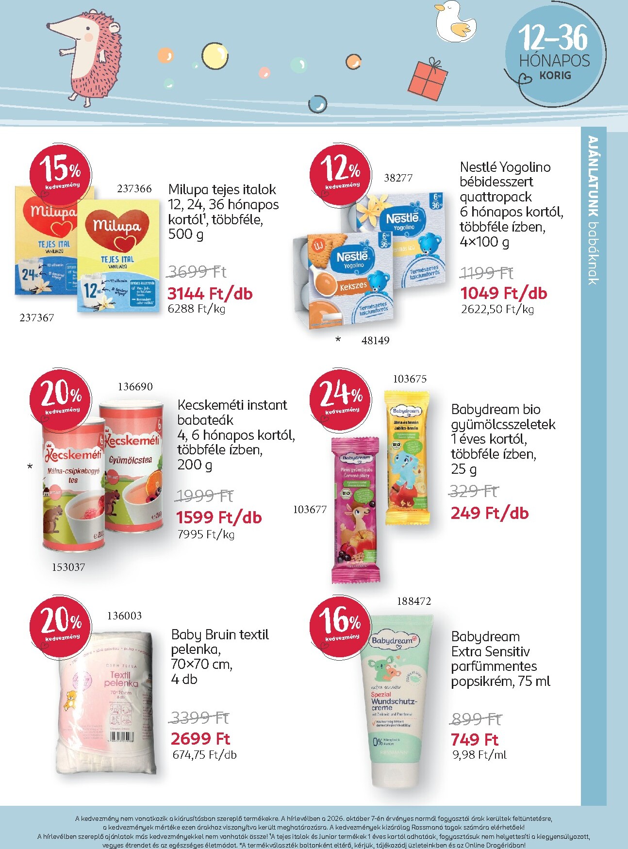 rossmann - Rossmann - Babaprogram hirdetmény a következő hétre hétfőtől 2026.10.12.-tól vasárnaptól 2026.11.08.-ig - page: 11