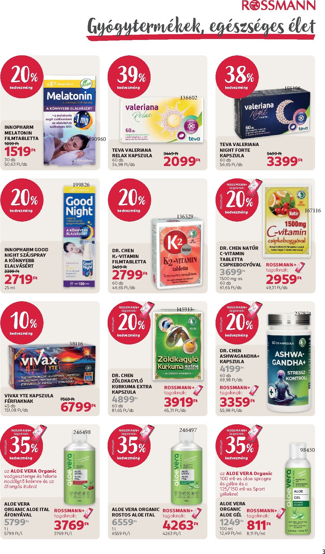 rossmann - Rossmann hirdetmény a következő hétre hétfőtől 2026.10.12.-tól vasárnaptól 2026.10.18.-ig - page: 3