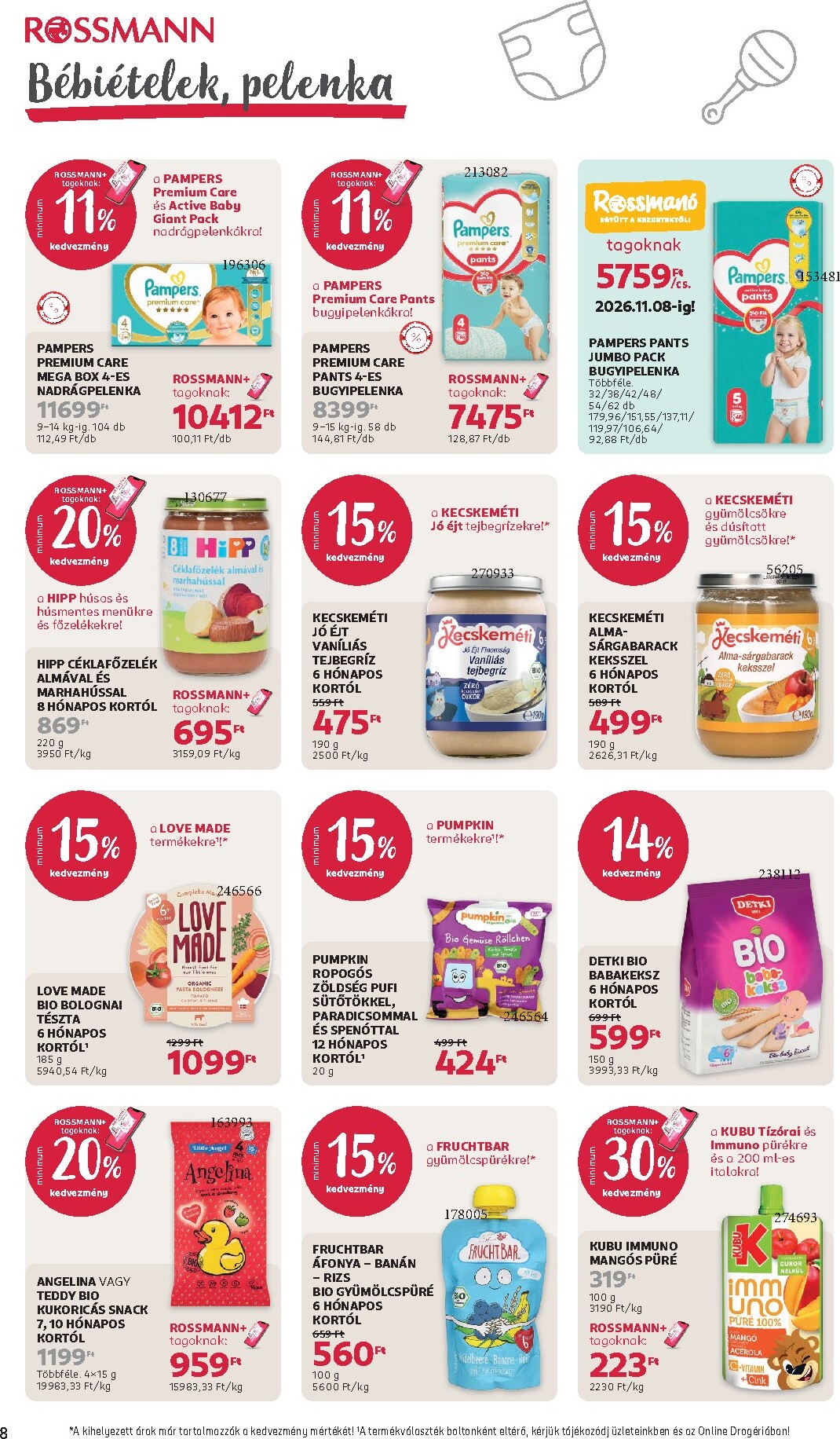rossmann - Rossmann hirdetmény a következő hétre hétfőtől 2026.10.12.-tól vasárnaptól 2026.10.18.-ig - page: 10