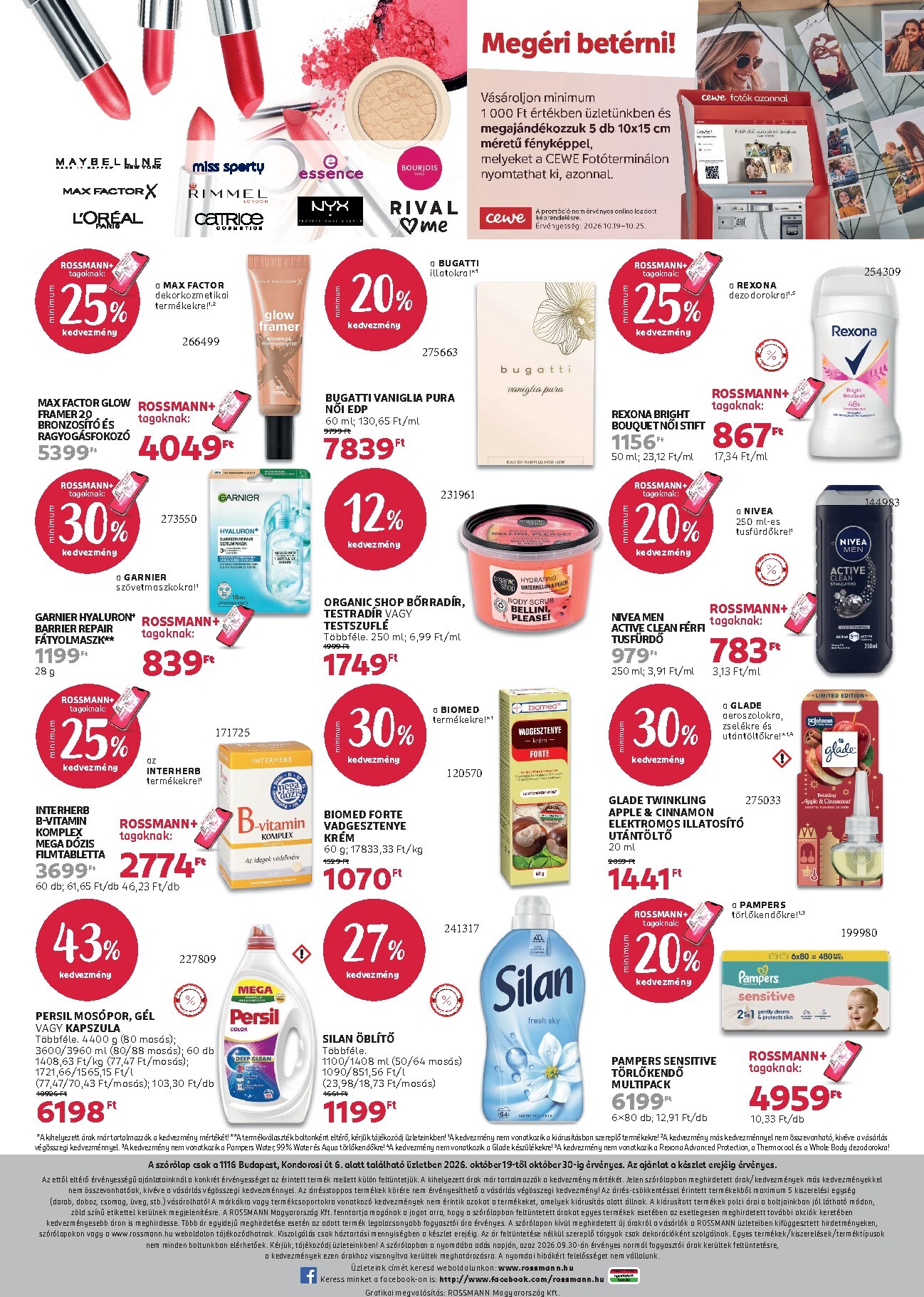rossmann - Rossmann hirdetmény a következő hétre hétfőtől 2026.10.19.-tól péntektől 2026.10.30.-ig - page: 2
