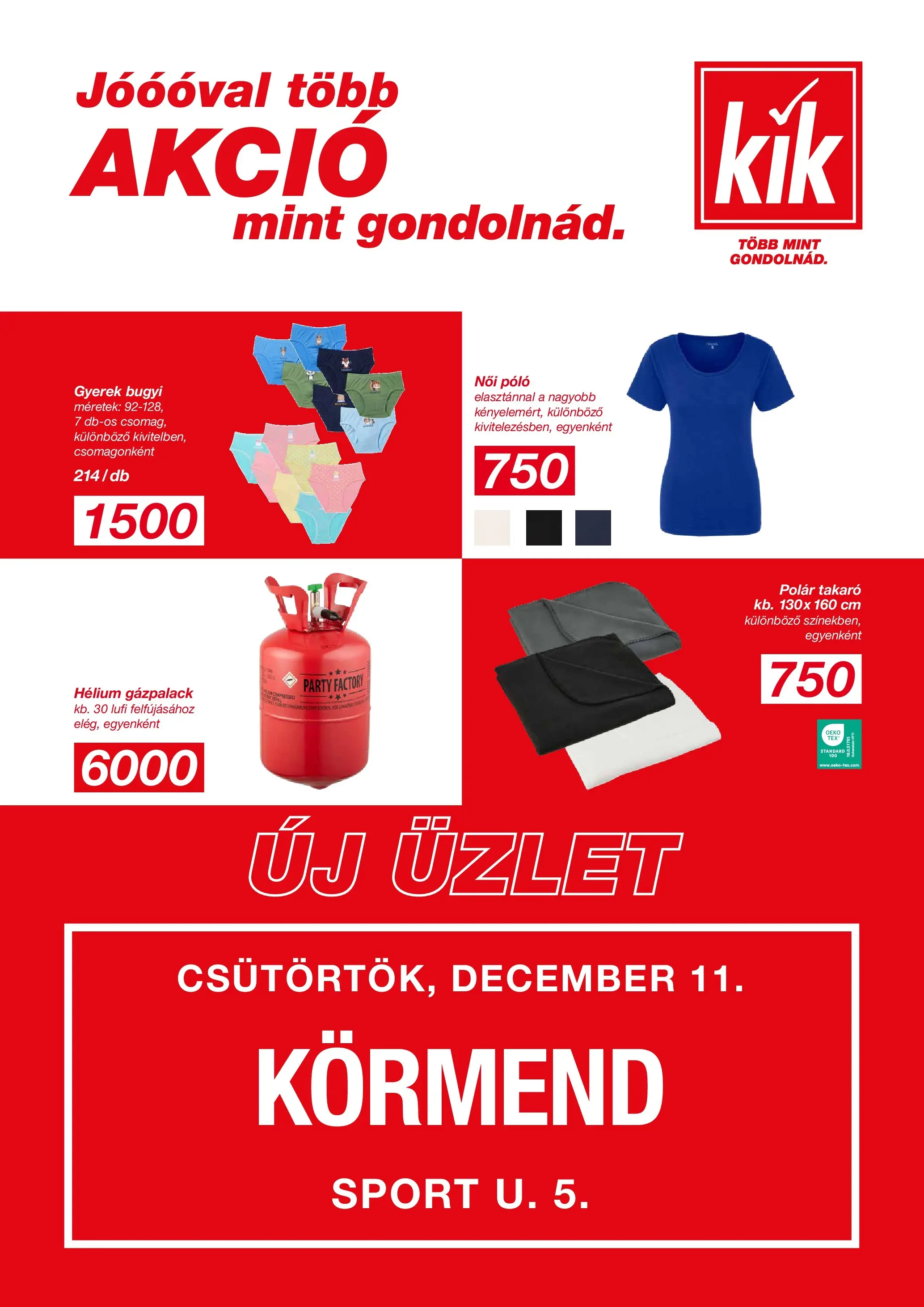 kik - KiK - Körmend akciós újság, érvényes 12.11. - 12.11.