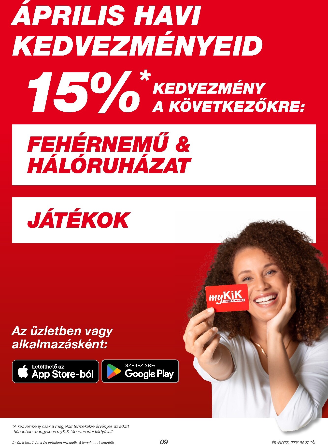 kik - KiK hirdetmény a következő hétre hétfőtől 2026.04.27.-tól vasárnaptól 2026.05.24.-ig - page: 9