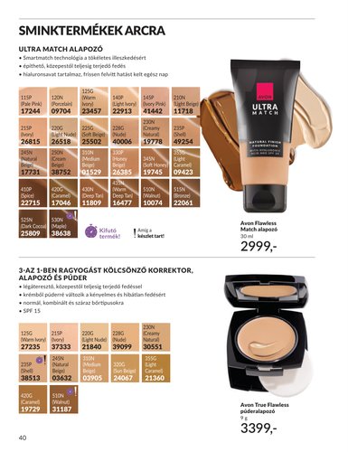 avon - Aktuális Avon szórólap érvényes hétfőtől 2026.06.01.-től keddtől 2026.06.30.-ig - page: 40