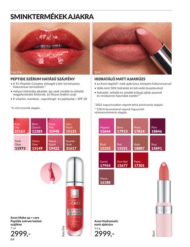 avon - Aktuális Avon szórólap érvényes hétfőtől 2026.06.01.-től keddtől 2026.06.30.-ig - page: 64