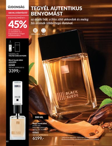 avon - Aktuális Avon szórólap érvényes hétfőtől 2026.06.01.-től keddtől 2026.06.30.-ig - page: 80