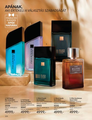 avon - Aktuális Avon szórólap érvényes hétfőtől 2026.06.01.-től keddtől 2026.06.30.-ig - page: 104