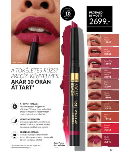 avon - Avon akciós újság, érvényes 09.01. - 09.30. - page: 63