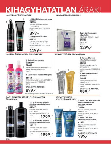 avon - Avon akciós újság, érvényes 09.01. - 09.30. - page: 200