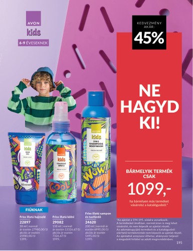 avon - Avon akciós újság, érvényes 10.01. - 10.31. - page: 195