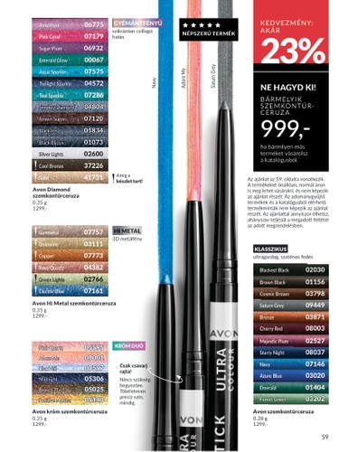 avon - Avon akciós újság, érvényes 10.01. - 10.31. - page: 59