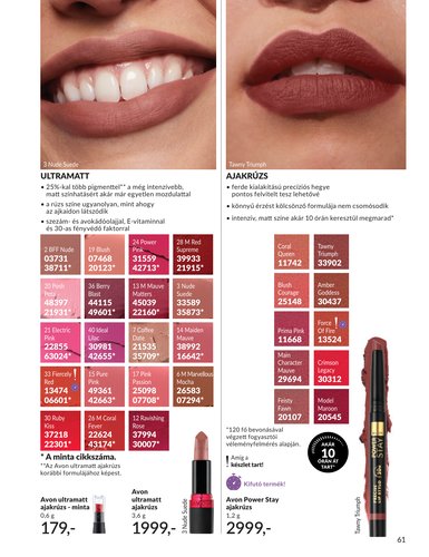 avon - Avon akciós újság, érvényes 2026.02.01. - 2026.02.28. - page: 61