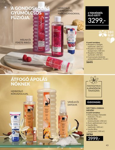 avon - Avon - Nőnapi katalógus akciós újság, érvényes 2026.02.01. - 2026.02.28. - page: 43