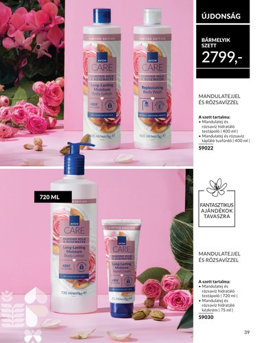 avon - Avon - Nőnapi katalógus akciós újság, érvényes 2026.02.01. - 2026.02.28. - page: 39