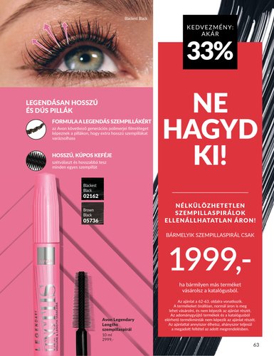 avon - Avon akciós újság, érvényes 2026.03.01. - 2026.03.31. - page: 63